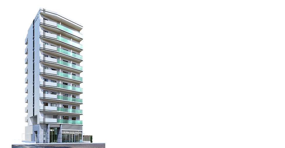 建物外観の完成予想CG